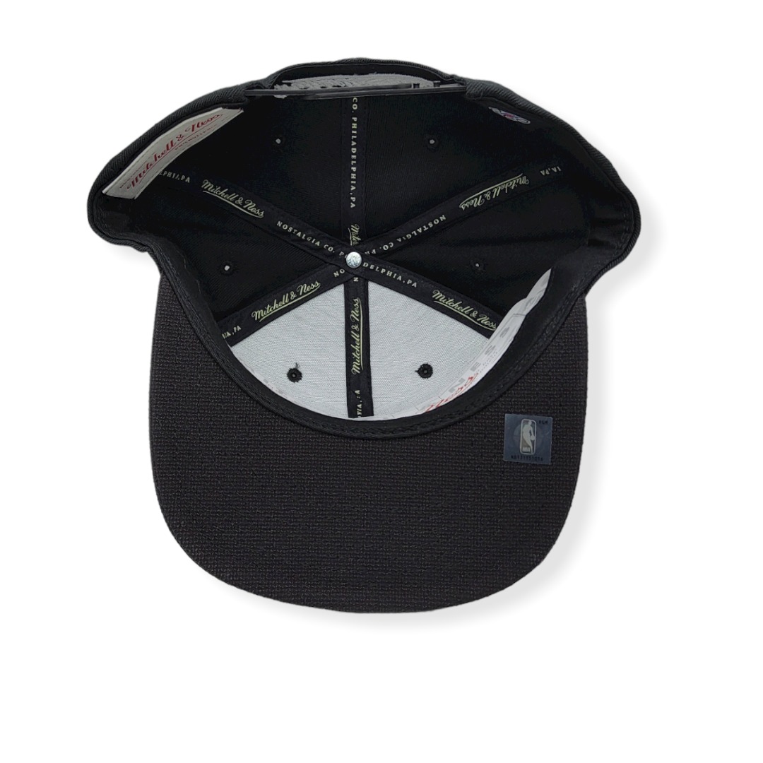 Mitchell & Ness Los Angeles Clippers BH72AL Black Adjustable Snapback Hat Cap