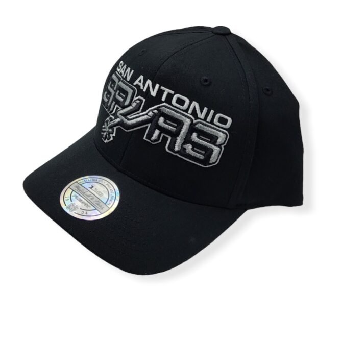 Mitchell & Ness San Antonio Spurs 110 Flex Stretch Hardwood Classics Adjustable Snapback Hat Cap