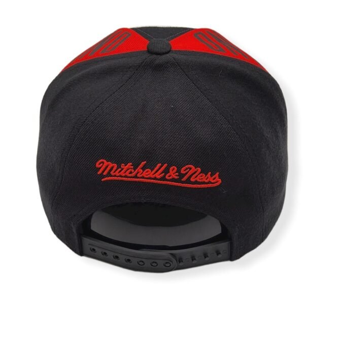 Mitchell & Ness Portland Trail Blazers Big Face Callout Hardwood Classics Adjustable Snapback Hat Cap
