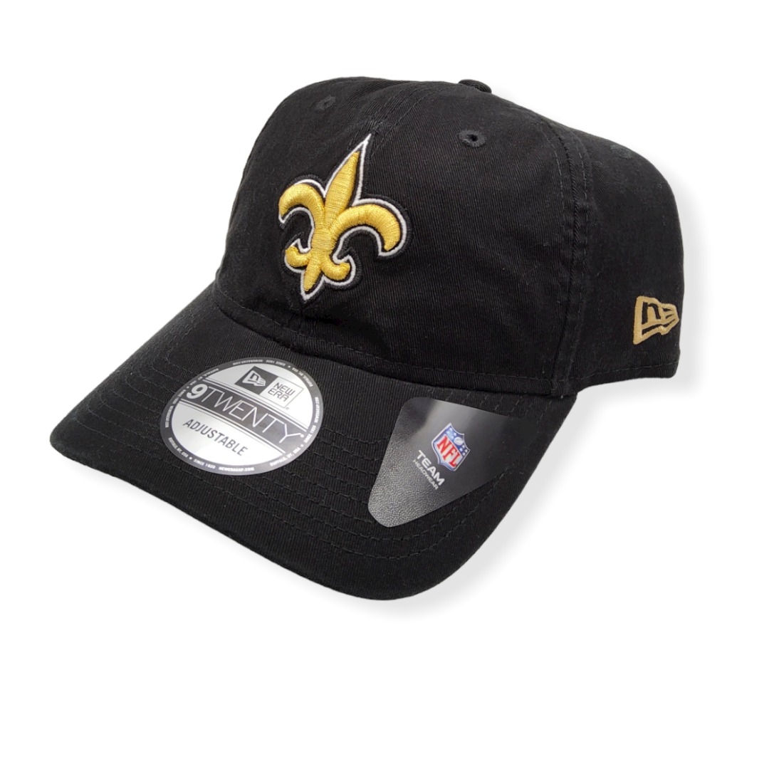 New Era New Orleans Saints 9Twenty Core Classic Twill Black Adjustable Strap Hat Cap