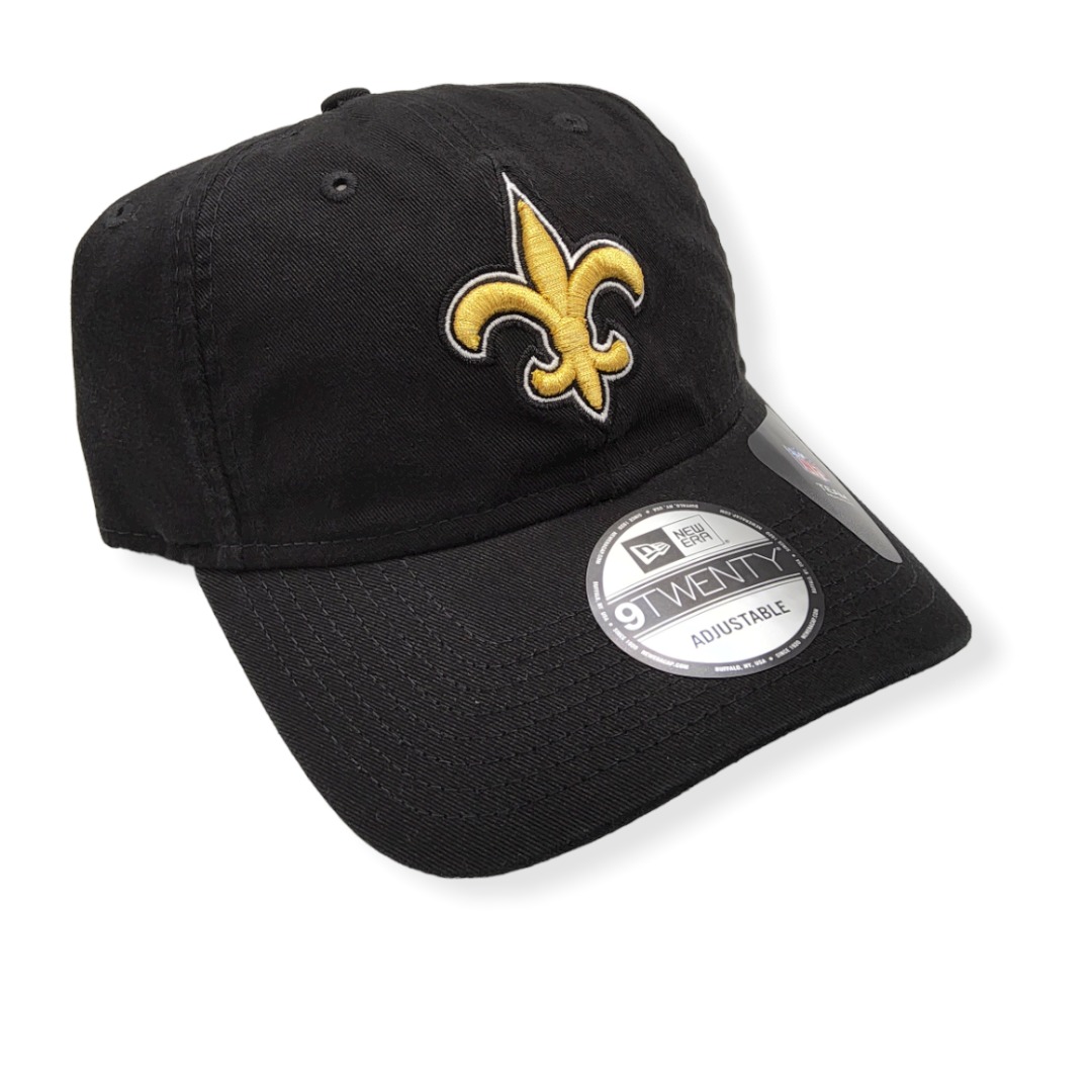 New Era New Orleans Saints 9Twenty Core Classic Twill Black Adjustable Strap Hat Cap