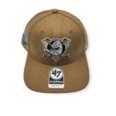 '47 Anaheim Ducks Captain Sure Shot Camel Adjustable Snapback Hat Cap