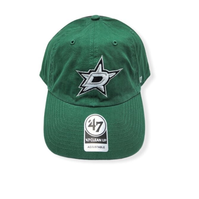 '47 Dallas Stars Clean Up Kelly Green Adjustable Strap Hat Cap