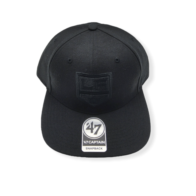 '47 Los Angeles Kings Captain No Shot Black Adjustable Snapback Hat Cap
