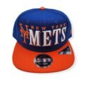 New Era New York Mets 9Fifty Jumbo B1 High Crown Adjustable Snapback Hat Cap