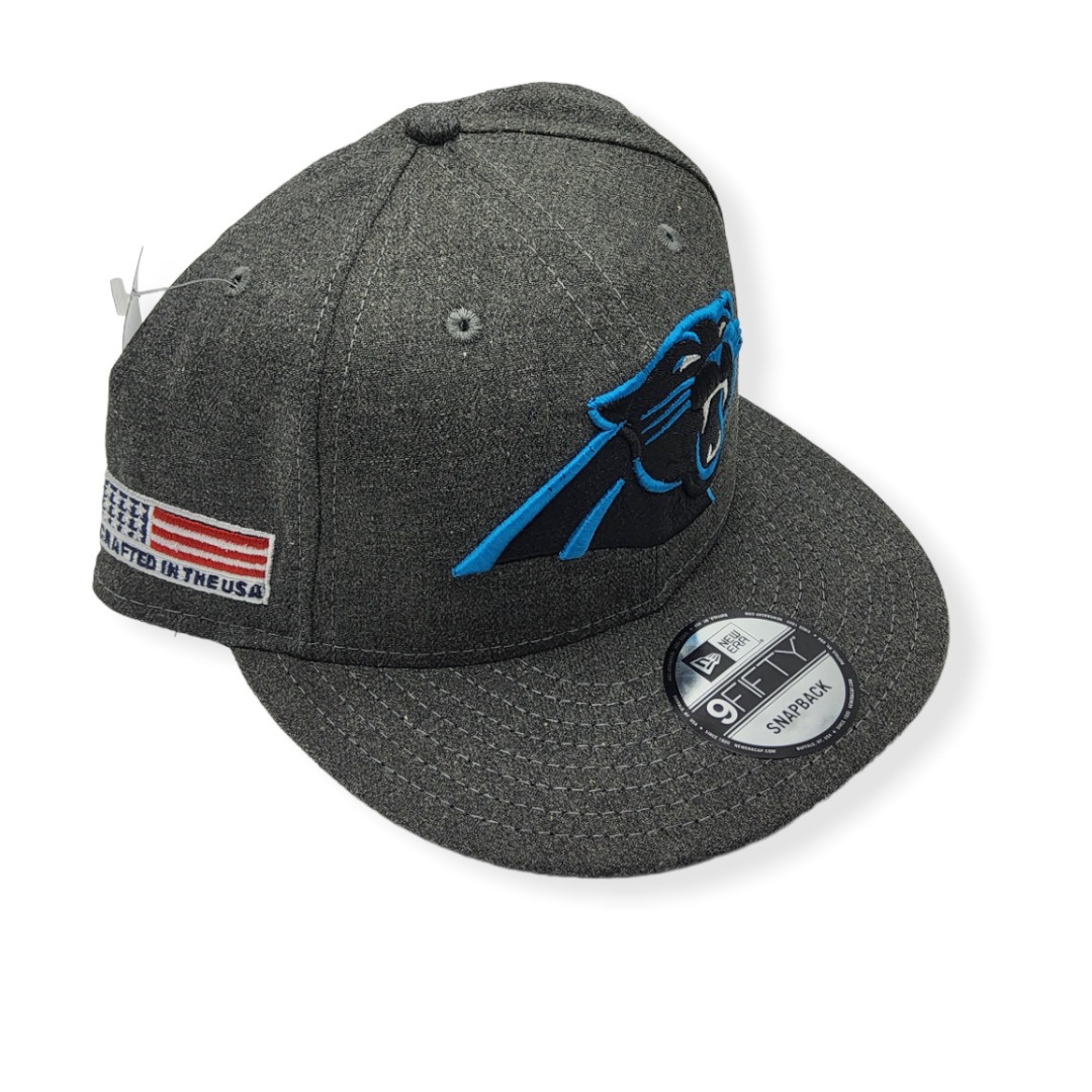 New Era Carolina Panthers 9Fifty Crafted in America Adjustable Snapback Hat Cap