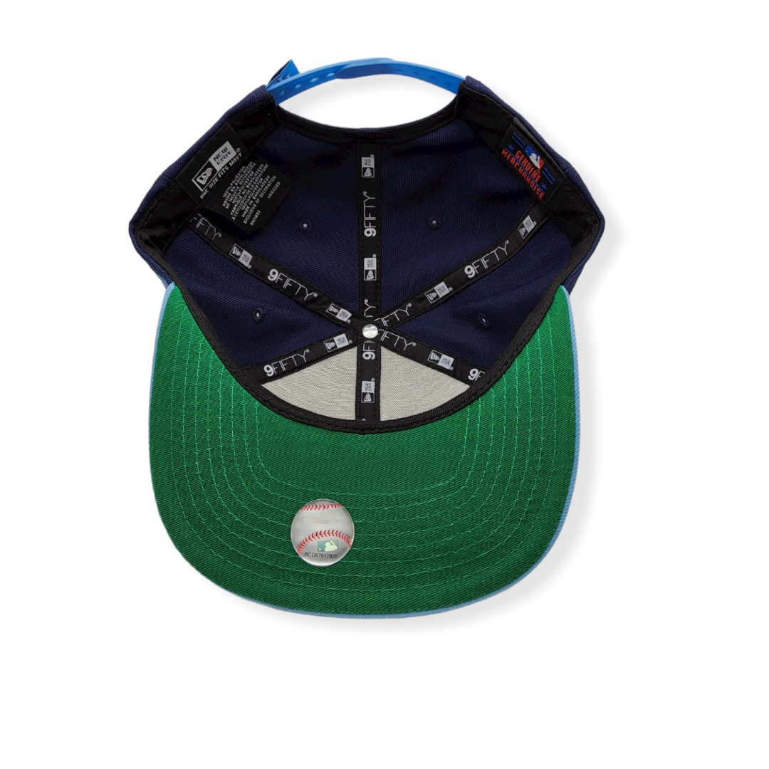 New Era Tampa Bay Rays 9Fifty Jumbo B1 High Crown Adjustable Snapback Hat Cap