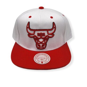 Mitchell & Ness Chicago Bulls XL Pop Team Adjustable Snapback Hat Cap