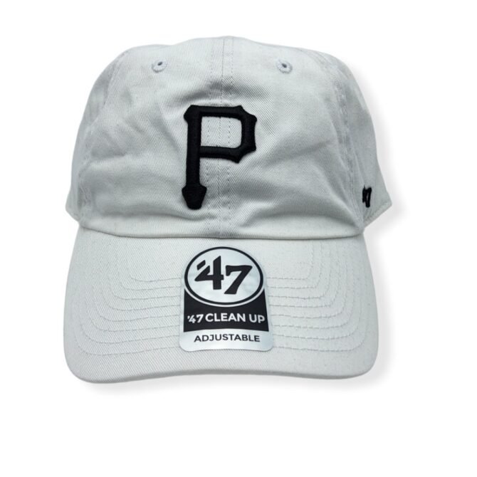 '47 Pittsburgh Pirates Clean Up White Adjustable Strap Hat Cap