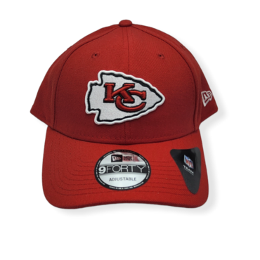 New Era Kansas City Chiefs 9Forty The League Red Adjustable Strap Hat Cap