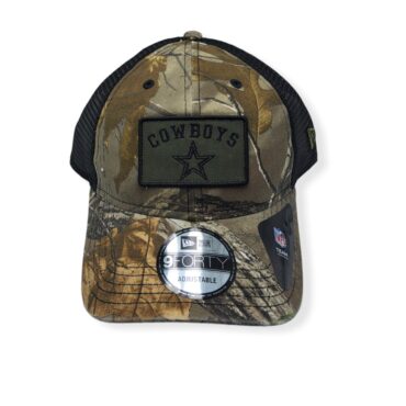 New Era Dallas Cowboys 9Forty Trucker B1 Camo Adjustable Snapback Hat Cap