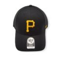 '47 Pittsburgh Pirates MVP Black/Yellow Logo Adjustable Strap Hat Cap
