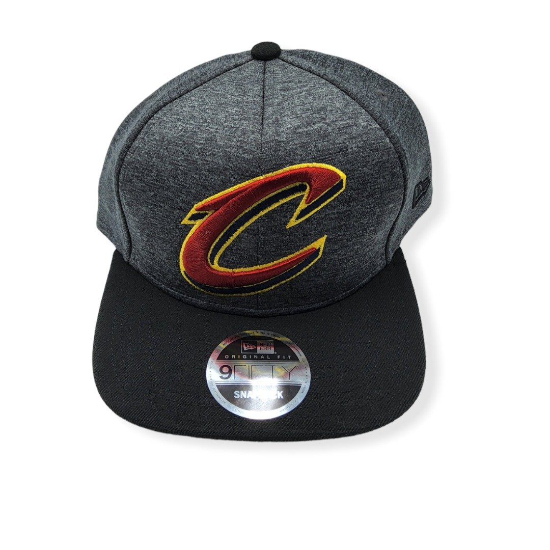 New Era Cleveland Cavaliers 9Fifty Heather Huge Original Fit Adjustable Snapback Hat Cap