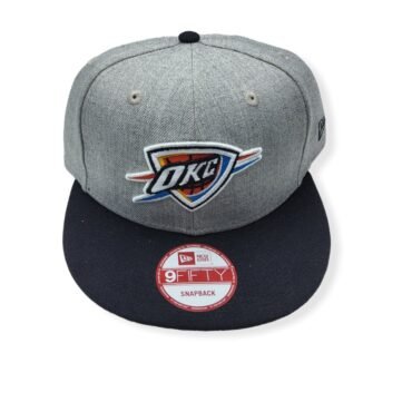 New Era Oklahoma City Thunder 9Fifty Heather Action Adjustable Snapback Hat Cap