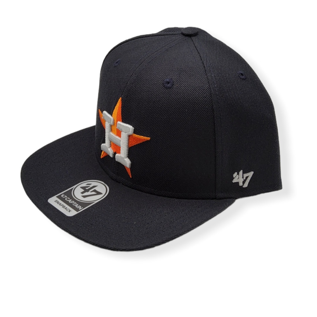 '47 Houston Astros Captain Sure Shot Navy Adjustable Snapback Hat Cap