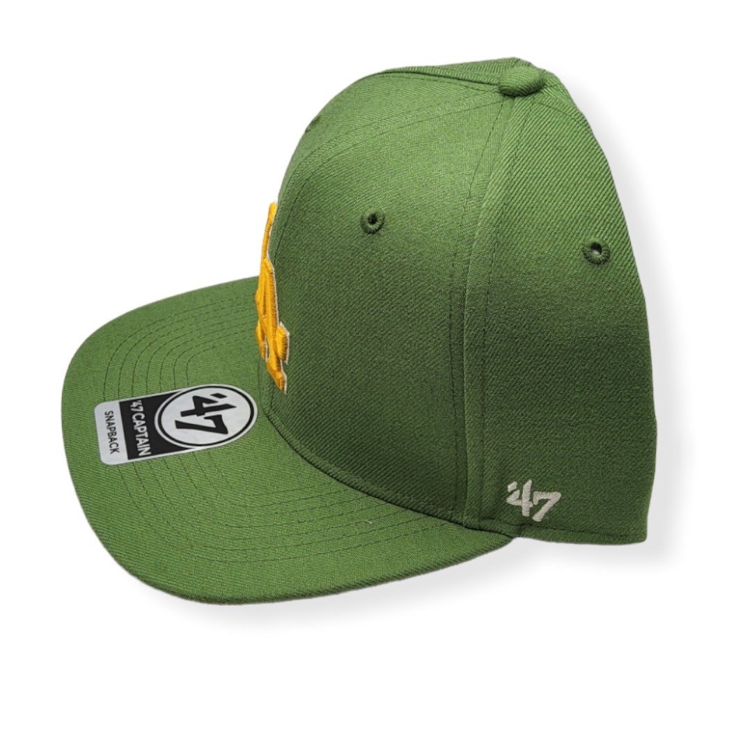 '47 Los Angeles Dodgers Captain Sure Shot Under Cooperstown All Star Game Fatigue Green Adjustable Snapback Hat Cap