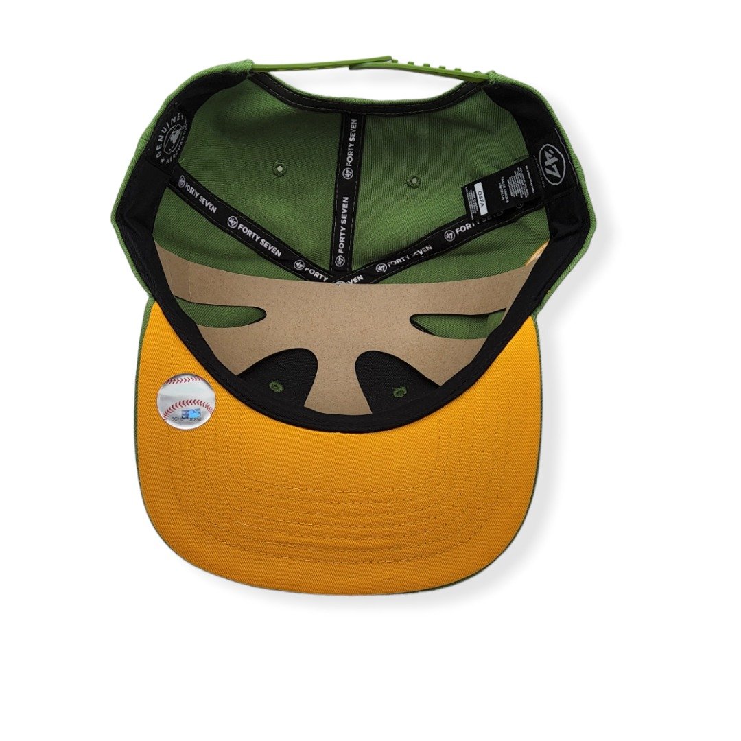 '47 Los Angeles Dodgers Captain Sure Shot Under Cooperstown All Star Game Fatigue Green Adjustable Snapback Hat Cap