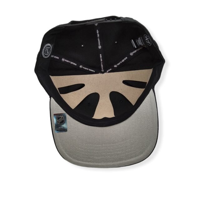 '47 Anaheim Ducks Captain No Shot Black Adjustable Snapback Hat Cap