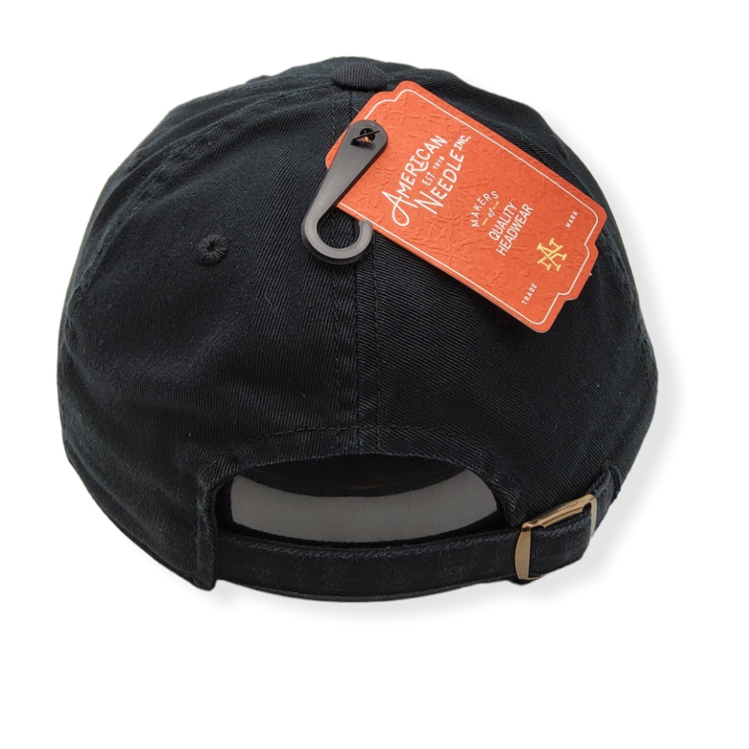 American Needle Anaheim Ducks Dad Hat Blue Line Vintage Logo Adjustable Strap Hat Cap