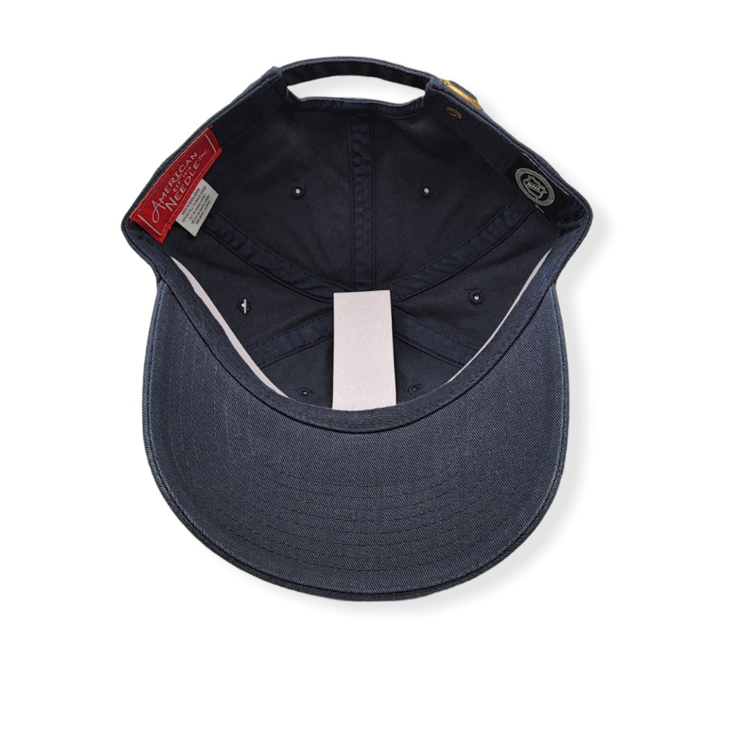 American Needle Seattle Kraken Blue Line Collection Cotton Adjustable Strap Dad Hat Cap