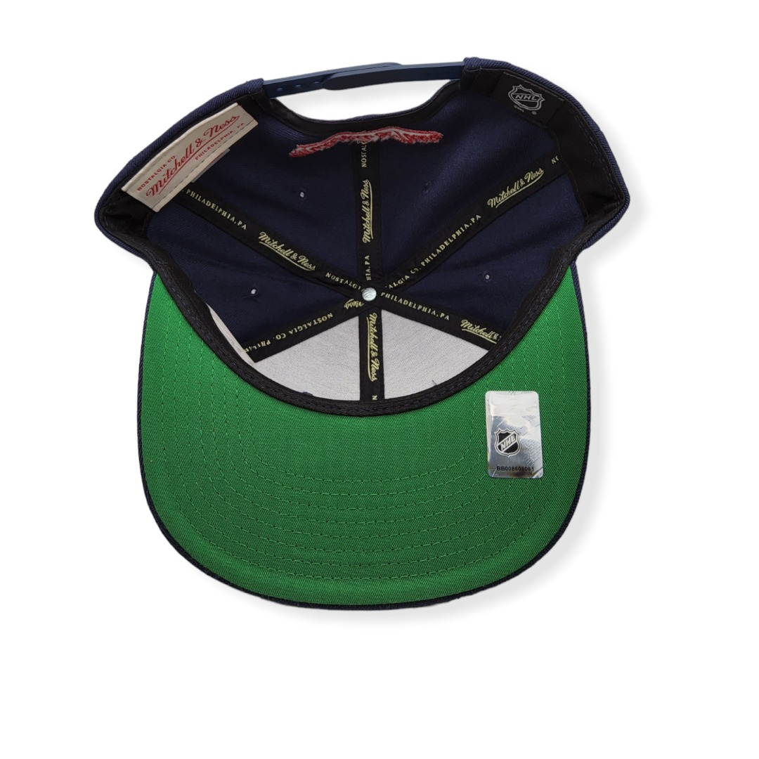 Mitchell & Ness Montreal Canadiens Wool Vintage Logo Adjustable Snapback Hat Cap