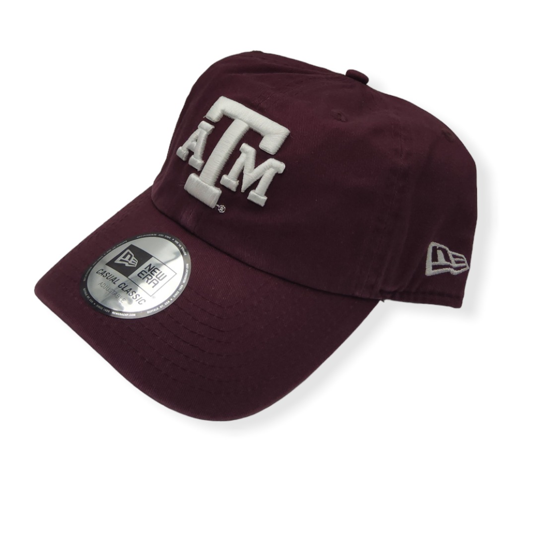 New Era Texas A&M Aggies Casual Classic Maroon Adjustable Strap Hat Cap