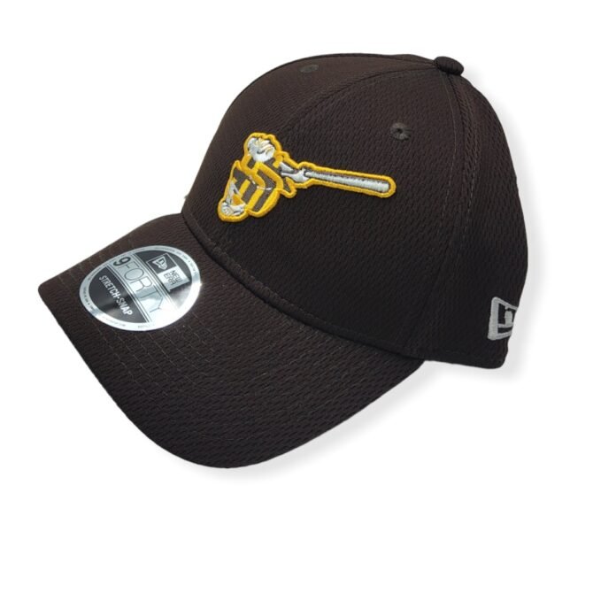 New Era San Diego Padres 9Forty Stretch Snap Batting Practice Brown Adjustable Snapback Hat Cap