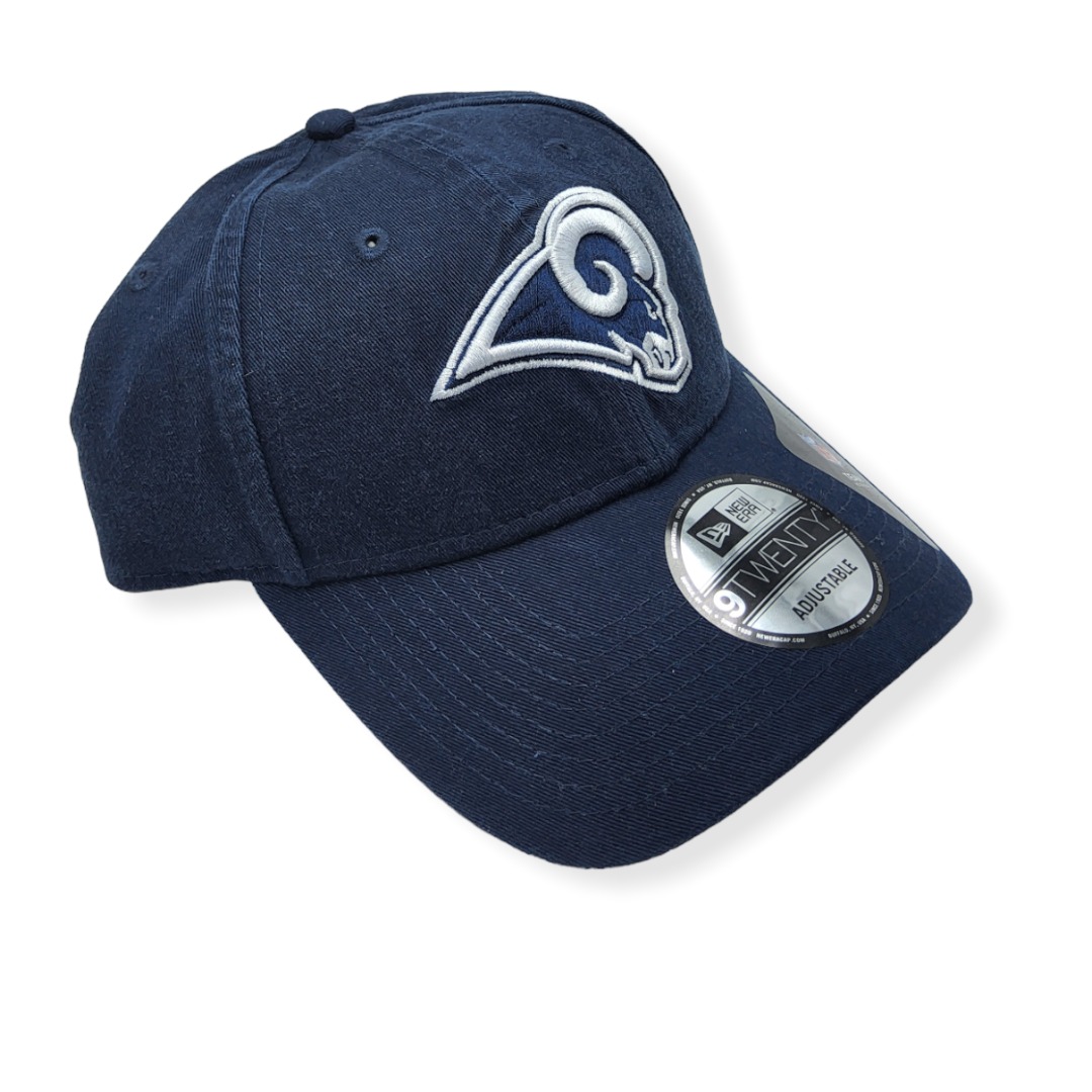 New Era Los Angeles Rams 9Twenty Core Classic Twill Navy Adjustable Strap Hat Cap
