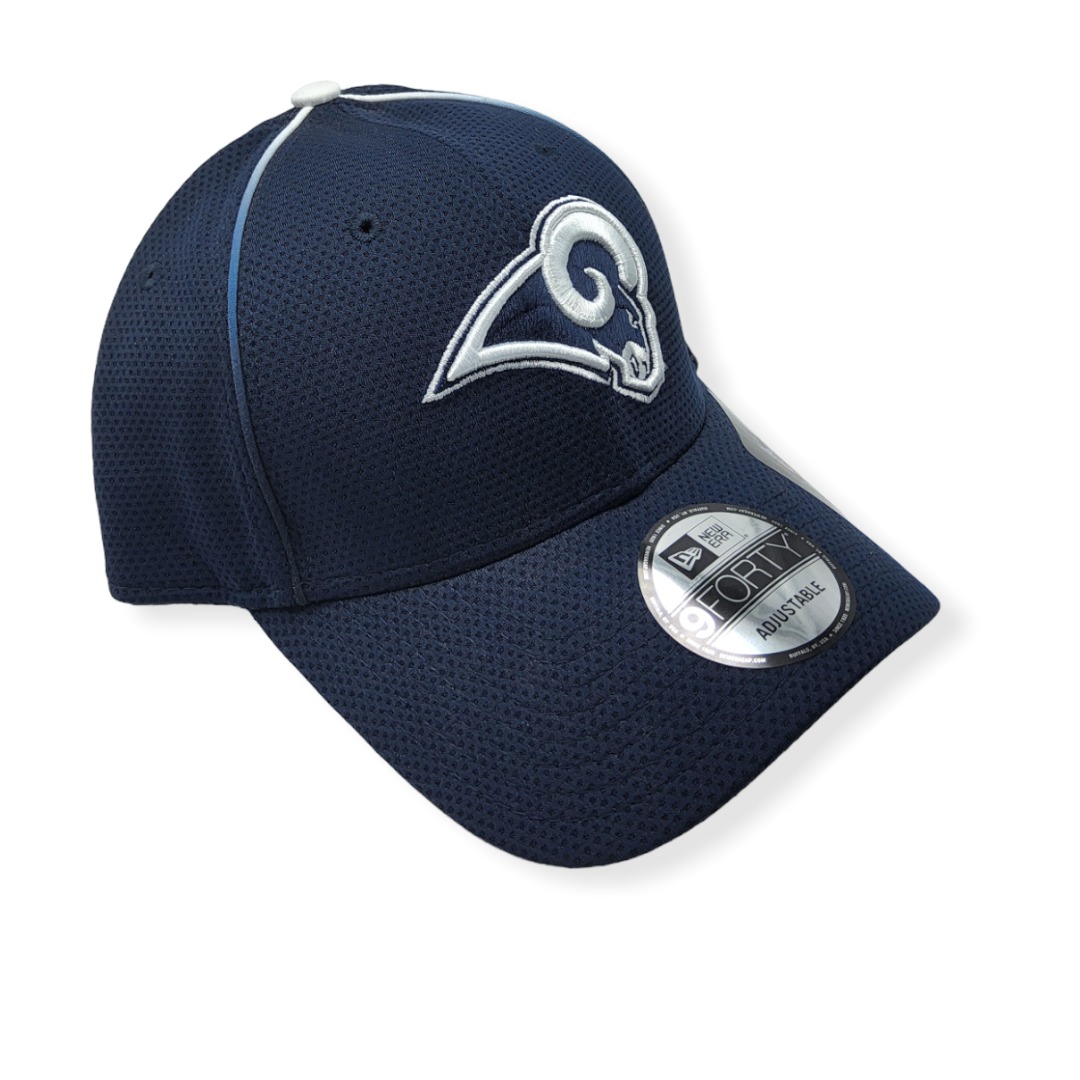 New Era Los Angeles Rams 9Forty Fade Grade Navy Adjustable Strap Hat Cap