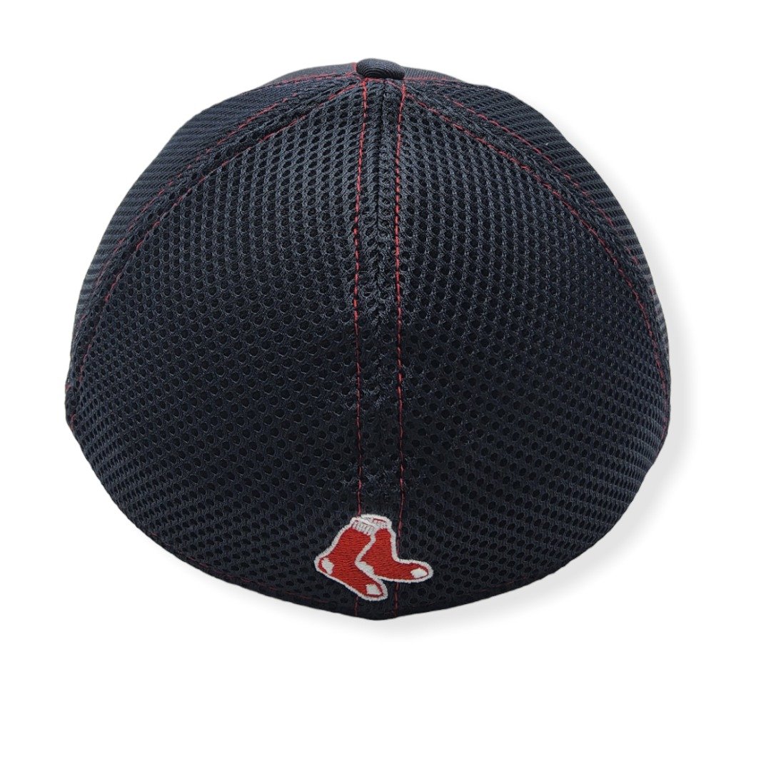 New Era Boston Red Sox 39Thirty Navy Neo Stretch Fit Size S/M Fitted Hat Cap