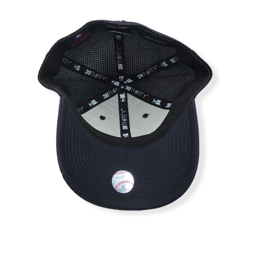 New Era Boston Red Sox 39Thirty Navy Neo Stretch Fit Size S/M Fitted Hat Cap