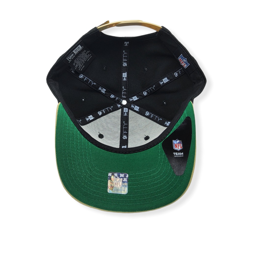 New Era New Orleans Saints 9Fifty Jumbo B1 High Crown Adjustable Snapback Hat Cap
