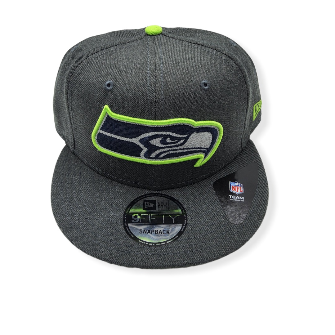 New Era Seattle Seahawks 9Fifty Heather B1 Adjustable Snapback Hat Cap