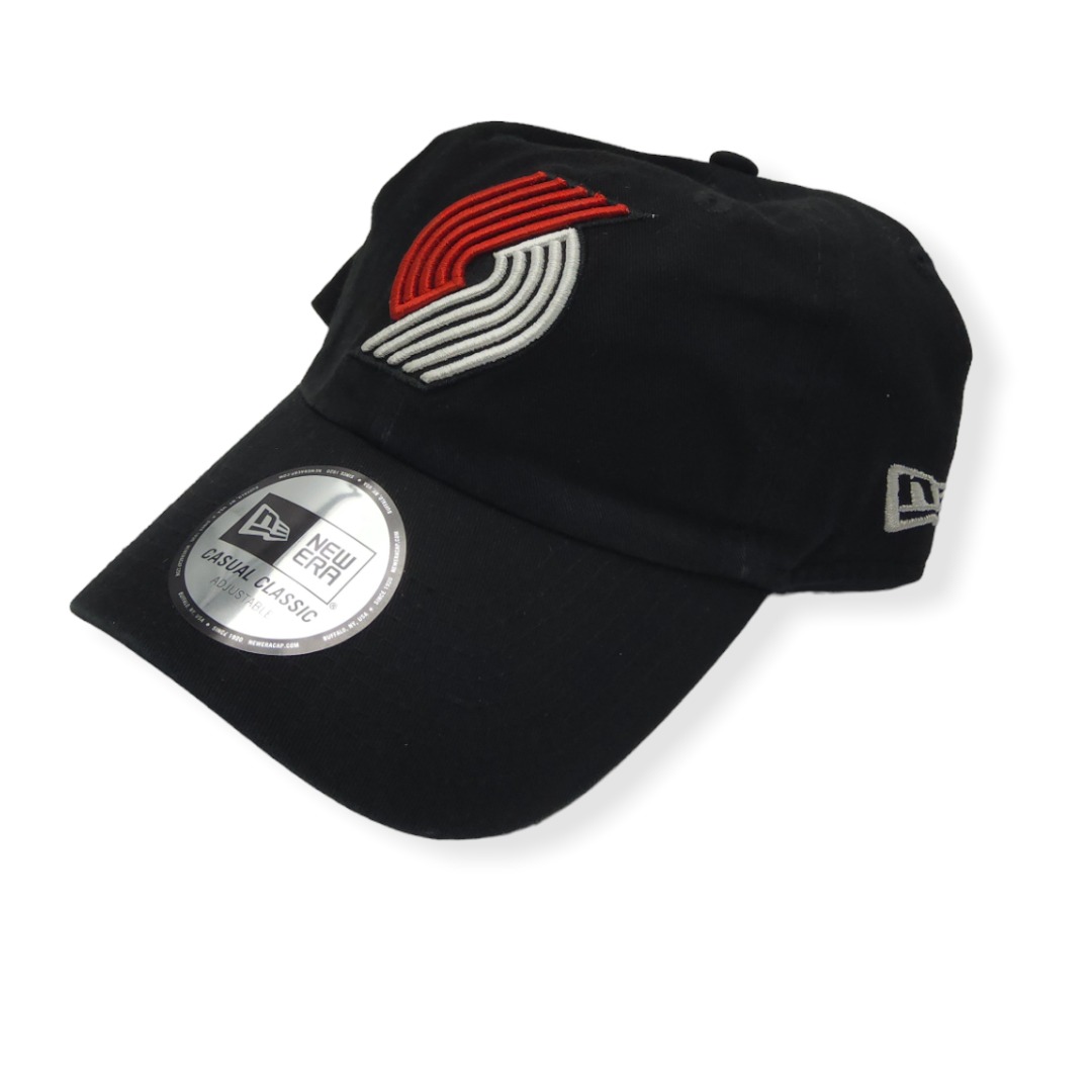 New Era Portland Trail Blazers Casual Classic Black Adjustable Strap Hat Cap