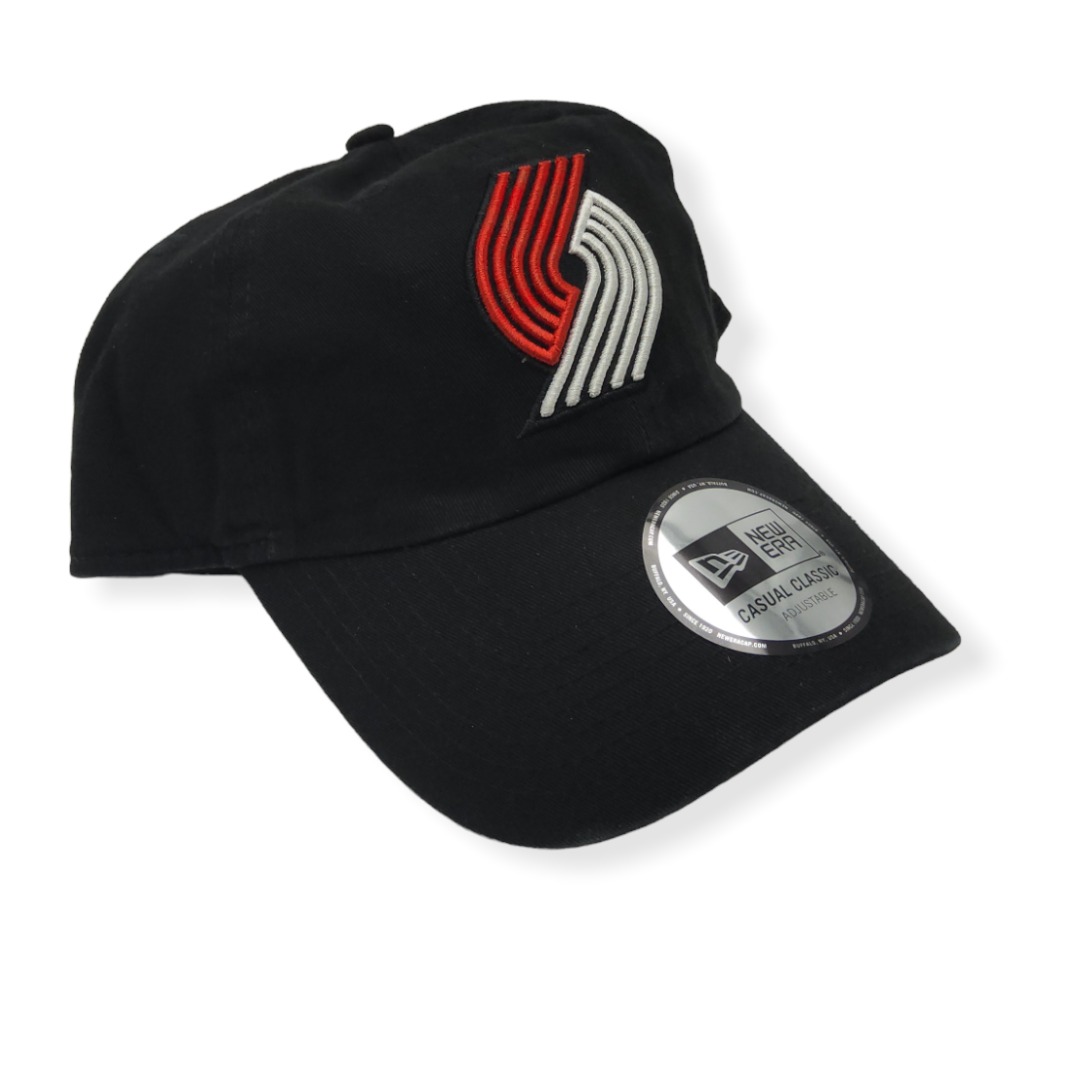 New Era Portland Trail Blazers Casual Classic Black Adjustable Strap Hat Cap