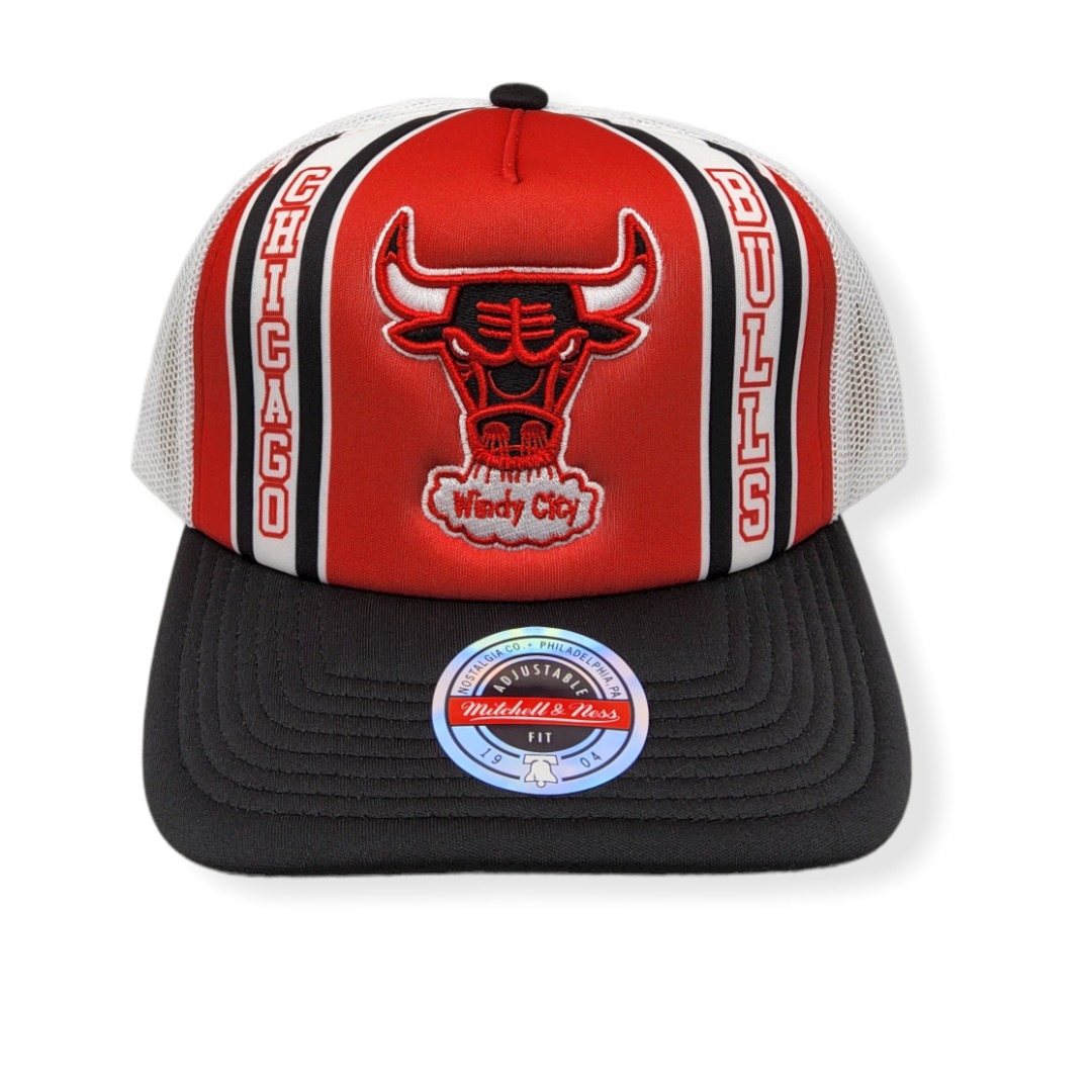 Mitchell & Ness Chicago Bulls Retro Trucker Adjustable Snapback Hat Cap