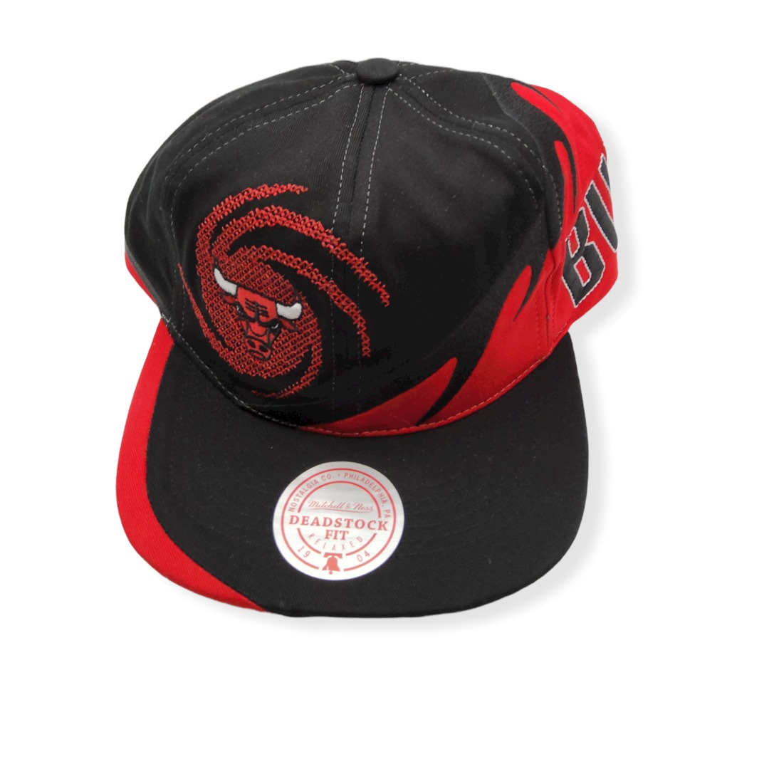 Mitchell & Ness Chicago Bulls Spiral Deadstock Adjustable Snapback Hat Cap