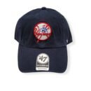'47 New York Yankees Clean Up Cooperstown Ball Logo Adjustable Strap Hat Cap