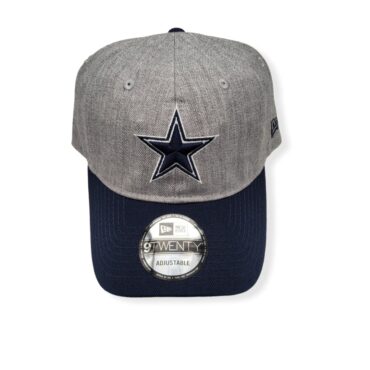 New Era Dallas Cowboys 9Twenty 2 Tone Heather Gray/Navy Adjustable Strap Hat Cap
