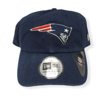 New Era New England Patriots Casual Classic Navy Adjustable Strap Hat Cap