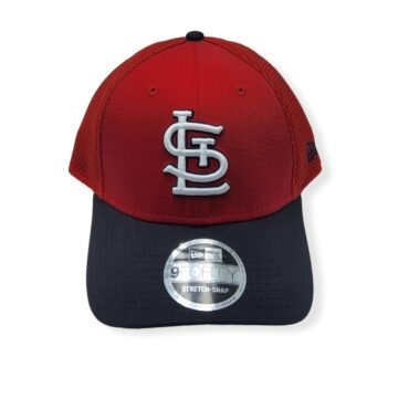 New Era St. Louis Cardinals 9Forty Stretch Snap Team Neo B1 Adjustable Snapback Hat Cap