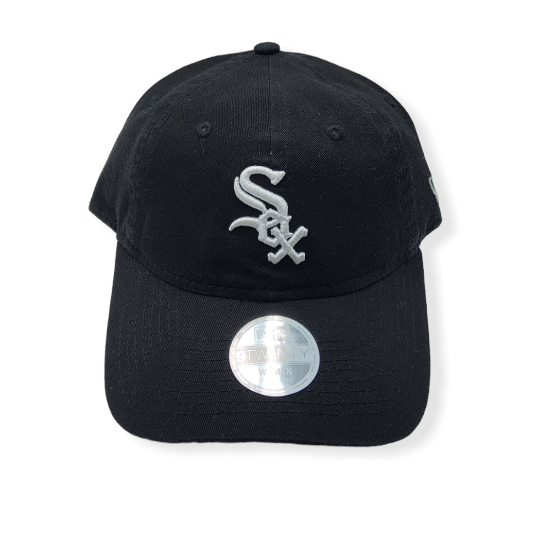 New Era Chicago White Sox 9Twenty Women's Core Classic Twill Black Adjustable Strap Hat Cap