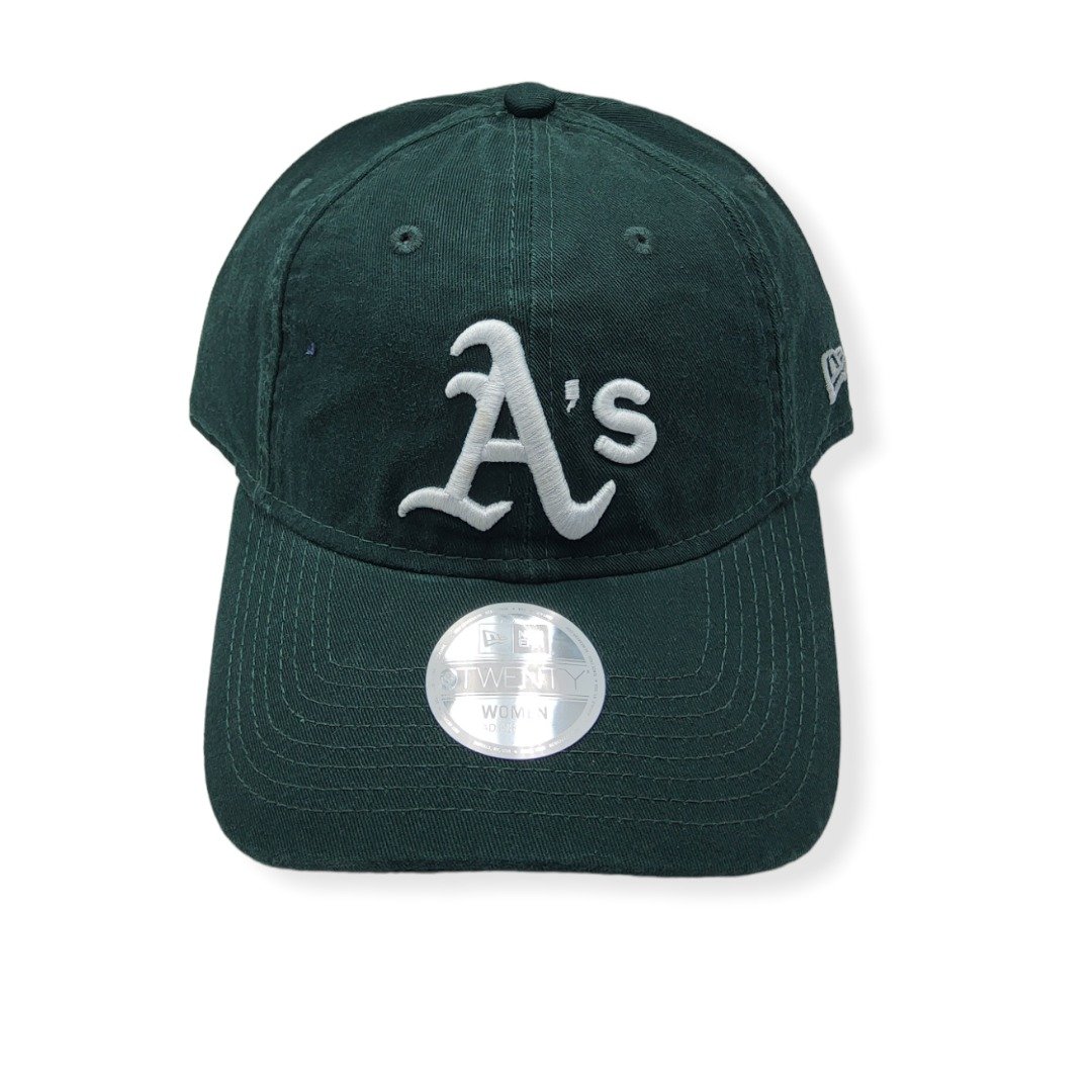 New Era Oakland Athletics 9Twenty Women Core Classic Twill Green Adjustable Strap Hat Cap