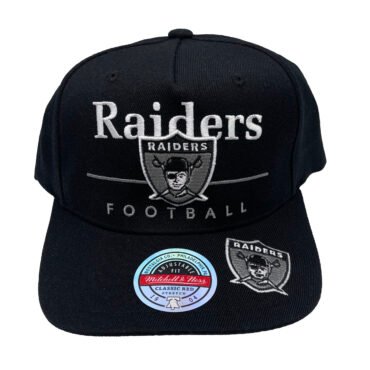 Mitchell & Ness Las Vegas Raiders NFL Underscore Adjustable Snapback Hat Cap