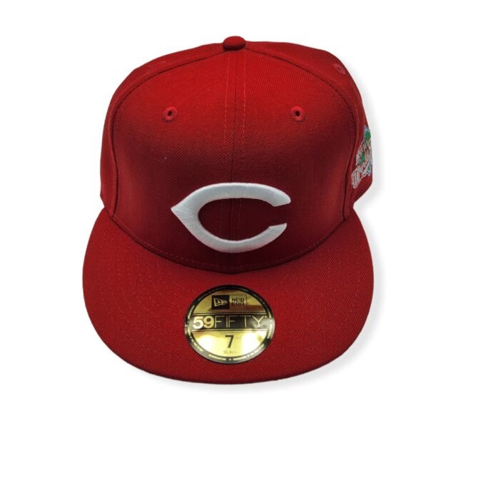New Era Cincinnati Reds 59Fifty 1990 World Series Wool Fitted Hat Cap Size 7