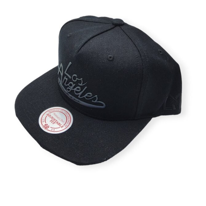 Mitchell & Ness Los Angeles Football Iridescent Script Adjustable Snapback Hat Cap