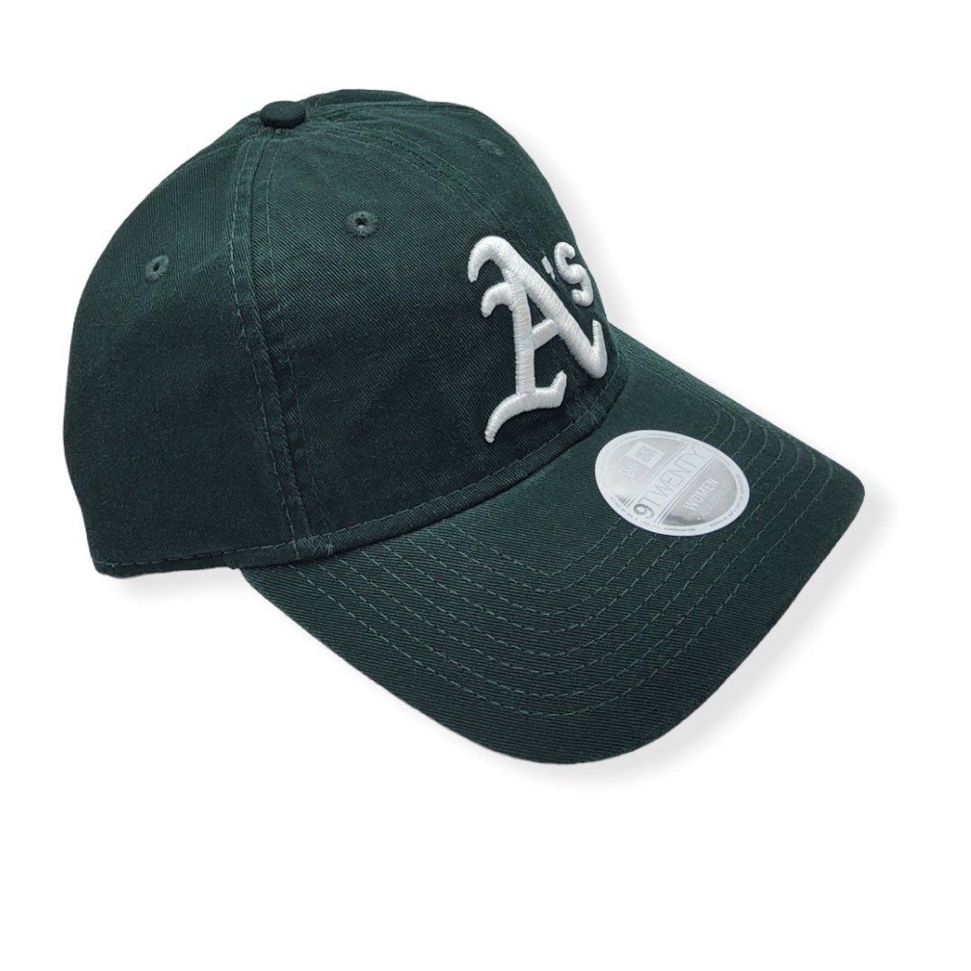 New Era Oakland Athletics 9Twenty Women Core Classic Twill Green Adjustable Strap Hat Cap