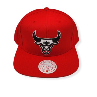 Mitchell & Ness Chicago Bulls Team Ground Hardwood Classics Red Adjustable Snapback Hat Cap