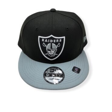 New Era Las Vegas Raiders 9Fifty 2 Tone Black/Gray Adjustable Snapback Hat Cap