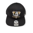'47 Anaheim Ducks Captain No Shot Black Adjustable Snapback Hat Cap